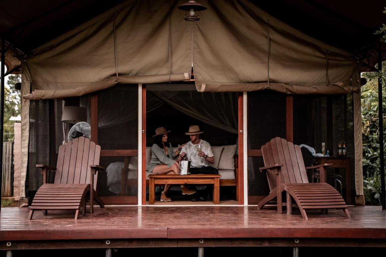 Honeyguide Tented Safari Camp - Khoka Moya マンイェレティ・ゲーム・リザーブ エクステリア 写真